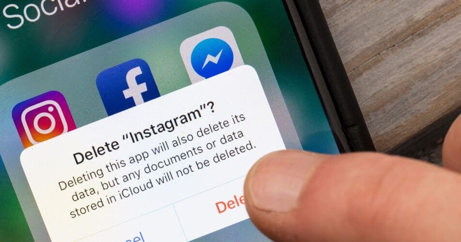 how to delete an instagram account